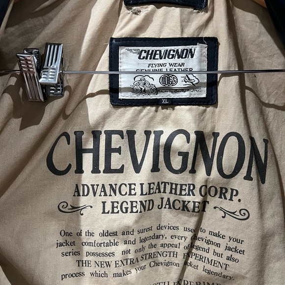 Vintage Chevignon Oversized Leather Jacket - Picture 3 of 6